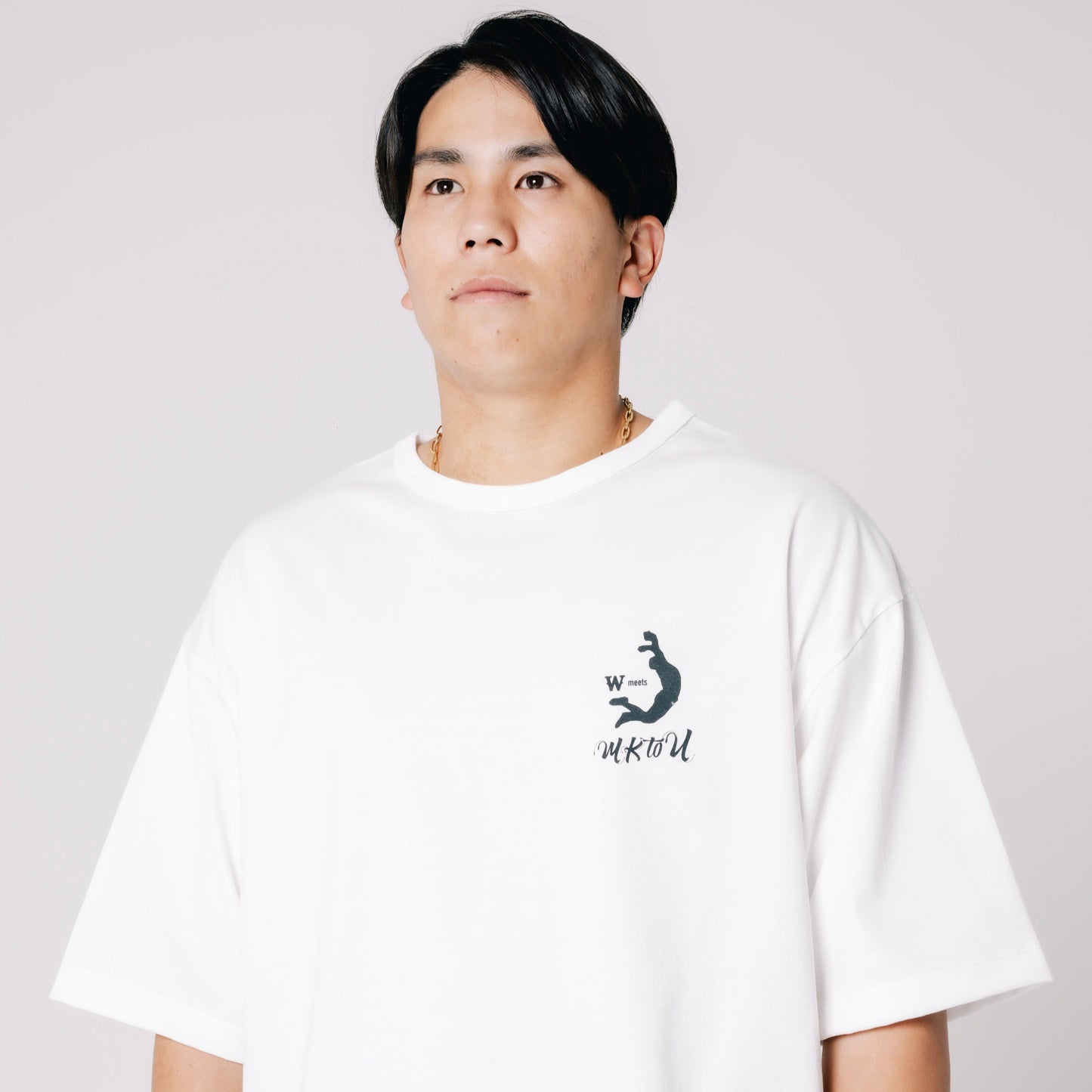 “MKtoU” T-shirts「tough」WHITE