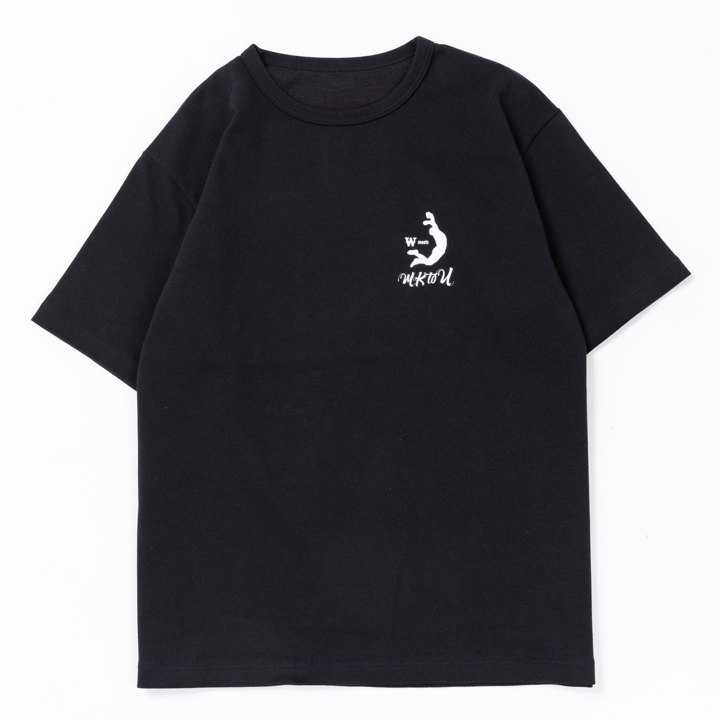 “MKtoU” T-shirts「pear」BLACK