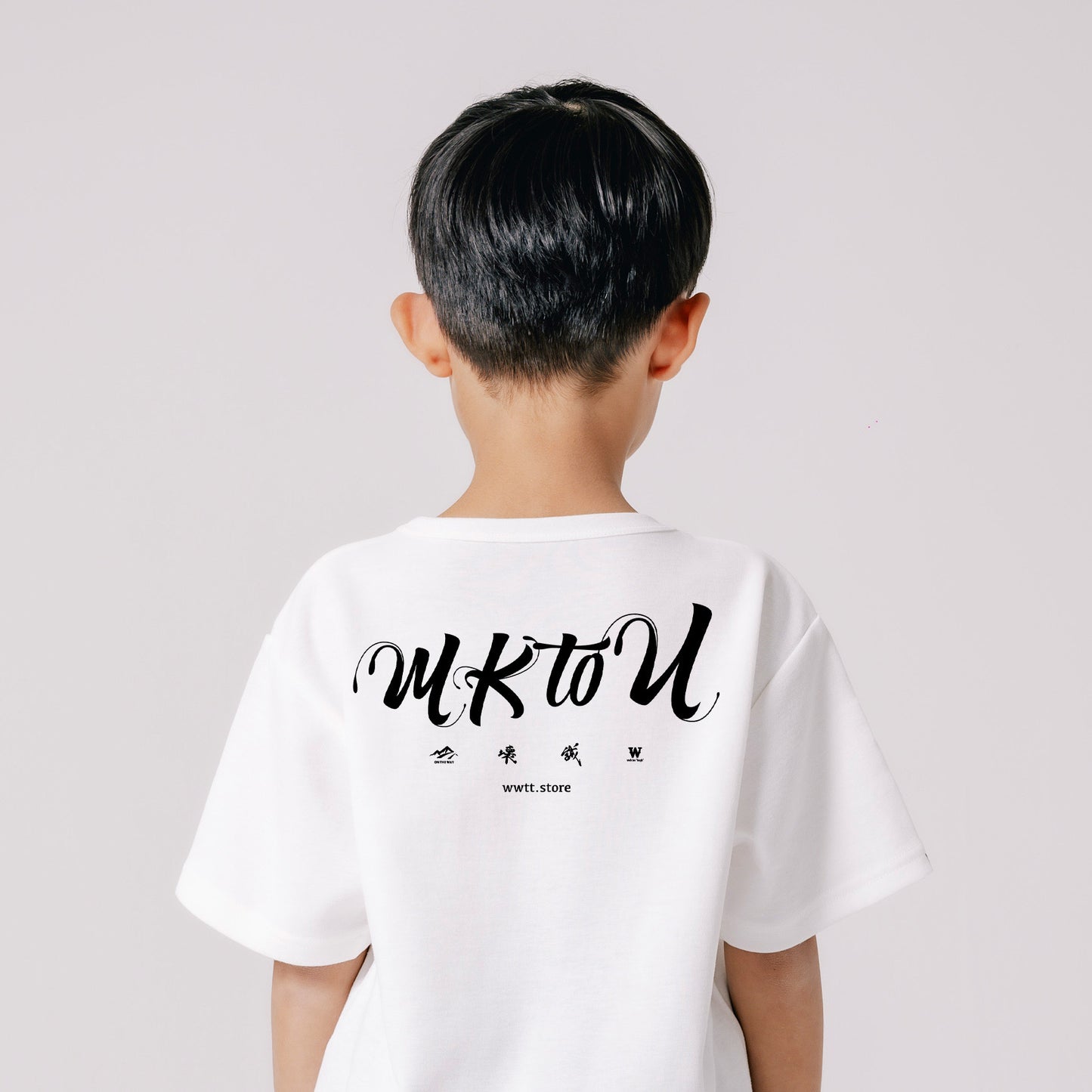 “MKtoU” Kids T-shirts「care」4colors