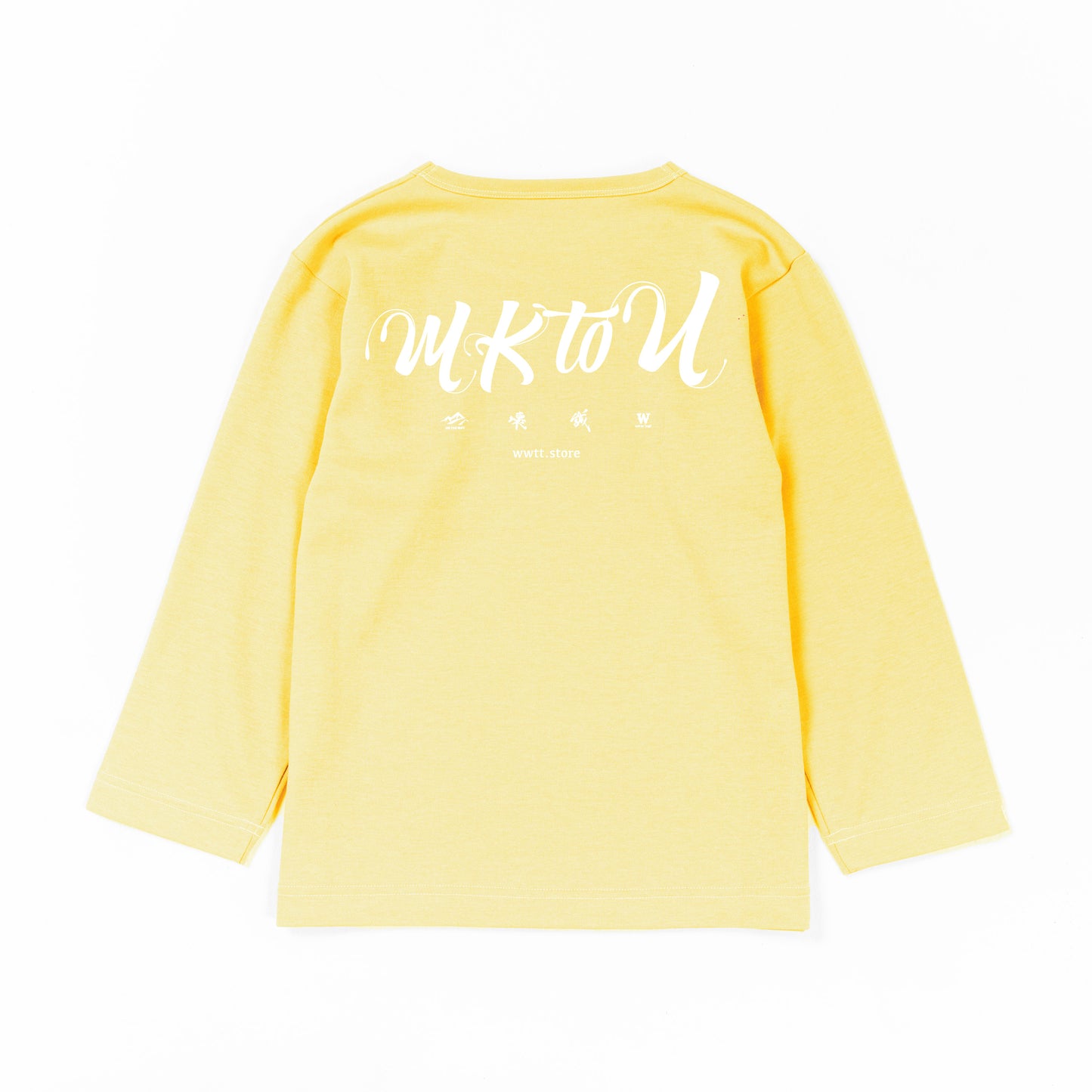 “MKtoU” Kids Long T-shirts「care」4colors